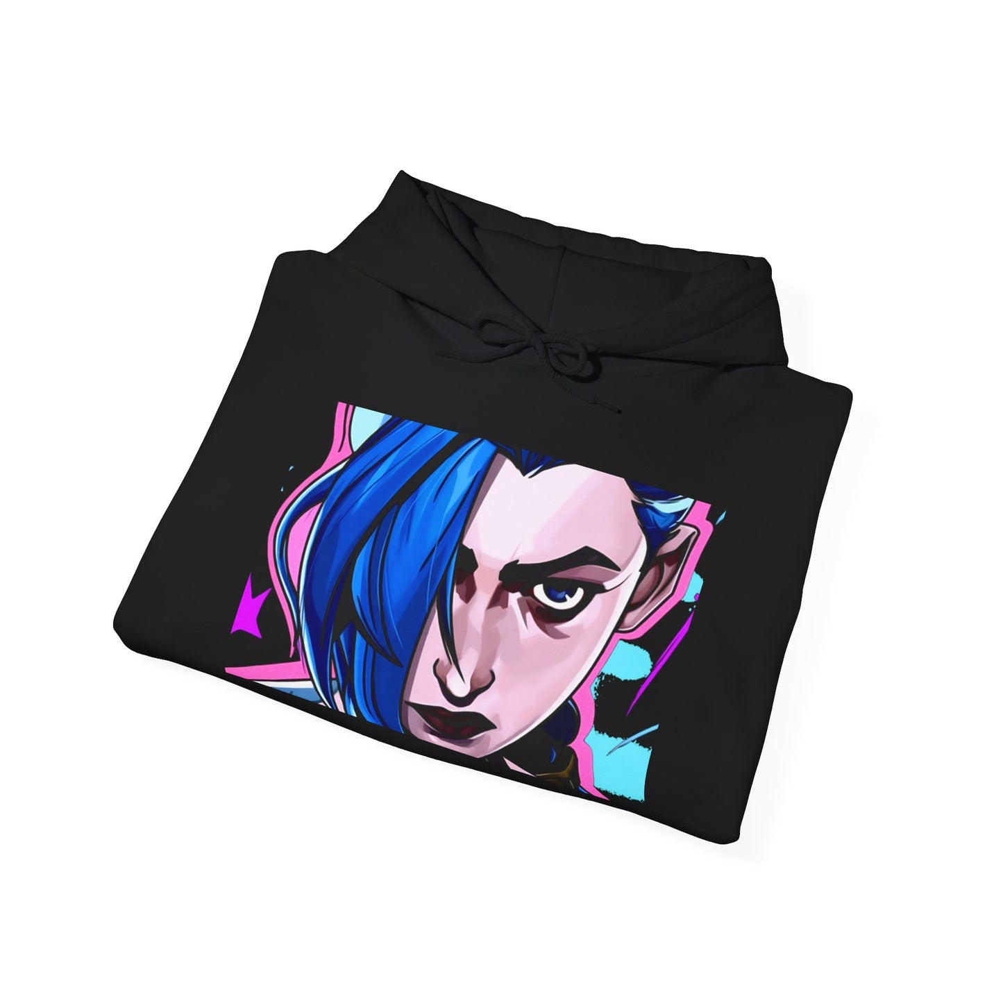 Jinx Arcane, League of Legends, Wild Rift Mobile Game - Gaming Hoodie